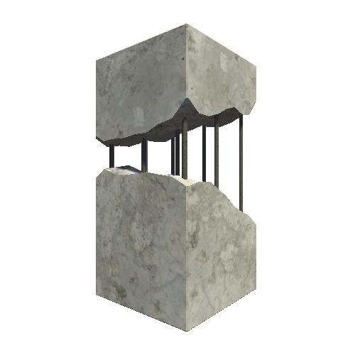Concrete Column Broken 1 Type 3 Static 1